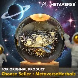 metaverse Galaxy Crystal Ball Night Lamp | Night Light | 3D Galaxy | Solar System | Planet Table Lamp-picture-3