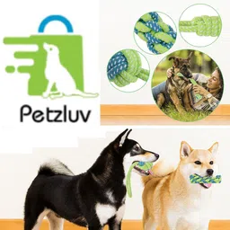 petzluv YOUHAVEDEAL Dog Toys, Rope Toys for Puppies & Medium Breed Dogs, Teething Toys Cotton Ball, Chew Toy, Tug Toy For Dog image 5