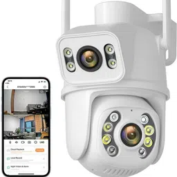 SIOVS WIFI CCTV Dual Lens HD Camera TwoWay Audio Bullet+360° PTZ Control Night Vision Security Camera-picture-15