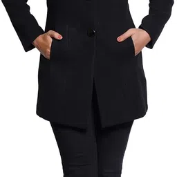 comfy sparrow WOOL BLEND Coat For Women image 3