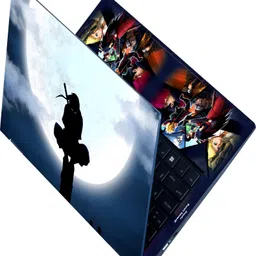 Anweshas Full Body Laptop Skin Upto 15.6 Inches - Anime Uchiha Itachi illustration Self Adhesive Vinyl Laptop Decal 15.6-picture-15