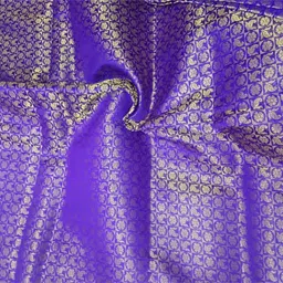 divine trends Unstitched Brocade Blouse Material Geometric Print image 1