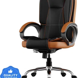 fugo Chair FG1112 Office Chair, Study Chair, Computer Chair, 3 Years Warranty Leatherette Office Executive Chair-picture-14