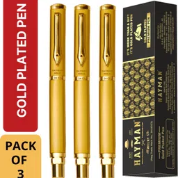 24 CT Gold Plated Triangular Roller Ball Pen-image-78