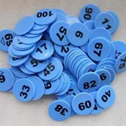 offer99 Plastic Blue Numerical Token/Coins Pack of 1 to 100-picture-10