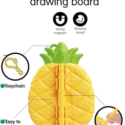 calyxia Pineapple Magnetic Drawing Pad with Stylus Pen Metal Bals for toy image 4