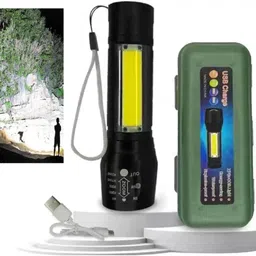 dazzel flex 3 Mode Rechargeable Electric Small Compact Torch full Metal Body Torch-picture-13