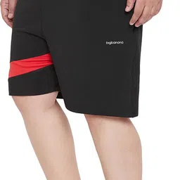 bigbanana Solid Men Black Regular Shorts image 3