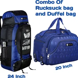 tripcase Rucksack and Duffel Bag With Wheels Combo Pack of 2 For men and women Rucksack- 70 L-picture-15