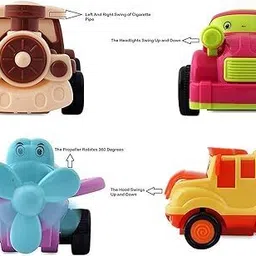hda group Truck Cars Helicopter Plane Train Toys for Kids Toys for Toddlers|Boys- Set of 4 image 2