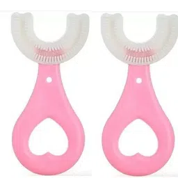 shishi SHISHIBaby Finger Soft Silicone Tooth Brush Pack of 02 With U Brush Pack of 02 Extra Soft Toothbrush-picture-25