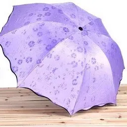 nafeio UV Rays Safe Large Size 3-Fold Umbrella, Magic Umbrella For Men,Women & Kids Umbrella image 2