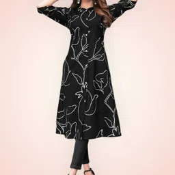 Women Printed Cotton Rayon Straight Kurta-image-85