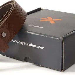 hrx by hrithik roshan Men Casual Brown Genuine Leather Belt image 5