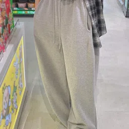 dockstreet Women Solid Grey Track Pants-picture-26