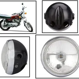 greygator Halogen Headlight for Yamaha RX 100, RX-135 image 2