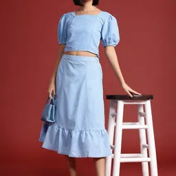 all about you Top Skirt Co-ords Set image 1