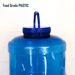 blvd Plastic Manual Water Dispenser Water Can 20 Liter Bottle Water Jar Pack-1 Blue Bottom Loading Water Dispenser image 4