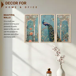 kotart Traditional Wall Art Painting With Frame Home Decoration For Living Room Digital Reprint 13 inch x 7 inch Painting image 4