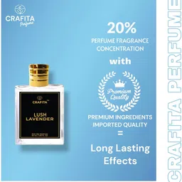 crafita Lush Lavender | Classy and Floral | Modern Fragrance | Long Lasting effects Eau de Parfum - 50 ml image 4