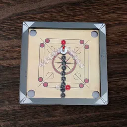 shaad top GAME MASTER 20 INCH CARROM BOARD SMOOTH & STRONG WITH 24 COINS 50 cm Carrom Board-picture-26