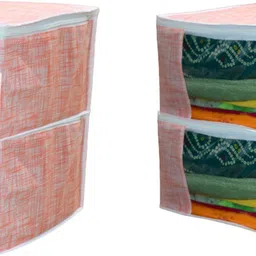 PRAHAN INTERNATIONAL Soiled Garment Bag/Apparel Storage, Appliance Covers Amit66001 for Sarees Cloths Polyester Laundry Bag-picture-14