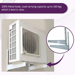 smart shelter Heavy Duty AC Stand/Air Conditioner Outdoor Unit Mounting Bracket Ac-Wall,Stand/Bracket 500 mm x 160mm Shelf Bracket image 2