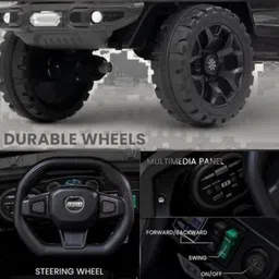 oh baby 908 JEEP HIGH QUALITY, REMOTE, JEEP WITH SWING FUNCTION Jeep Battery Operated Ride On image 3