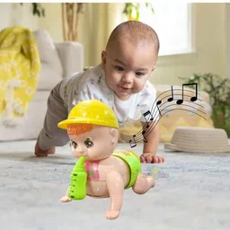 mickmart Crawling Baby Toy with Bottle | Musical Light-Up Toy for Toddlers image 2