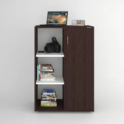 anikaa Storm Engineered Wood Semi-Open Book Shelf image 3