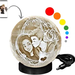 3D Personalized Photo Moon Light Night Lamp-image-1