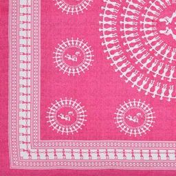 jeevat 144 TC Cotton Double Jaipuri Prints Flat Bedsheet image 3