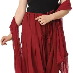 Pure Cotton Solid Women ["Maroon"] Salwar-image-18