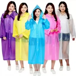 Solid Women Raincoat-image-7