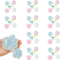 ikko 40 Multi-colored Cat Paw Squishy Toys Bath Toy-picture-11