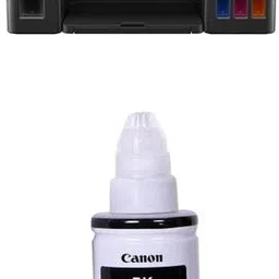 CAANONMEGATANK Original Canon Pixma MegaTank G3010 All in One WiFi Ink Tank Colour Printer Black Ink Bottle-image-6