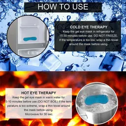 infinity deal Aqua Cooling Gel Relaxing Eye Mask for Dark Circles, Dry Eyes PKSS=2656 PACK OF 1 image 2