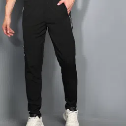 nayv Men Solid Black Track Pants-picture-10