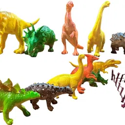 haulsale Realistic Dinosaur Figures Playset Rubber Wild Animal Dinosaur Toys -148-picture-16