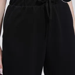 tokyo talkies Women Solid Black Track Pants image 5