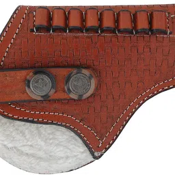 shah Leather .32 Revolver Cover, 17 cm x 13 cm Racquet Carry Case/Cover Free Size-picture-28