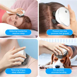 Feemie Electric scalp massager for hair growth Scalp massager with 3 speed modes Massager image 4
