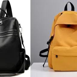 spinsell Medium 22 L Backpack Medium 22 L Elegant Stylish Leather Backpack for Women-picture-44