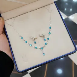 zarkan Sterling Silver Rhodium Silver Jewel Set image 2