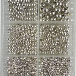 estore Jewellery Making Material Fitting Kit Includes Metal Ball Jump Ring, Lobster Claps,Keel, Kunda, Necklace End Locking, Earring, Ring 06-picture-27