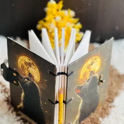 nizam handiicraft Beautifully designed diary Notebook With Lock Clasp A5 Diary Unruled A5 Diary 100 200 Pages image 3