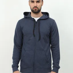 wafaa Men Full Sleeve Solid Hooded Sweatshirt-picture-23