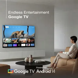 sansui 80 cm (32 inch) HD Ready LED Smart Google TV with (Android 14)| A+ Grade Panel | Dynamic Color Enhancer| Dolby Audio| Filmmaker Mode | HDR10| 60Hz Refresh Rate LED TV image 3