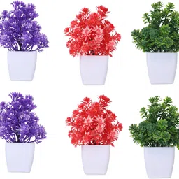 kanraj Artificial Plants for Home Decor & Showcase decoration Items Bonsai Wild Artificial Plantwith Pot-picture-23