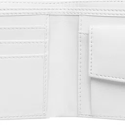 loopa Men Casual White Artificial Leather Wallet image 3